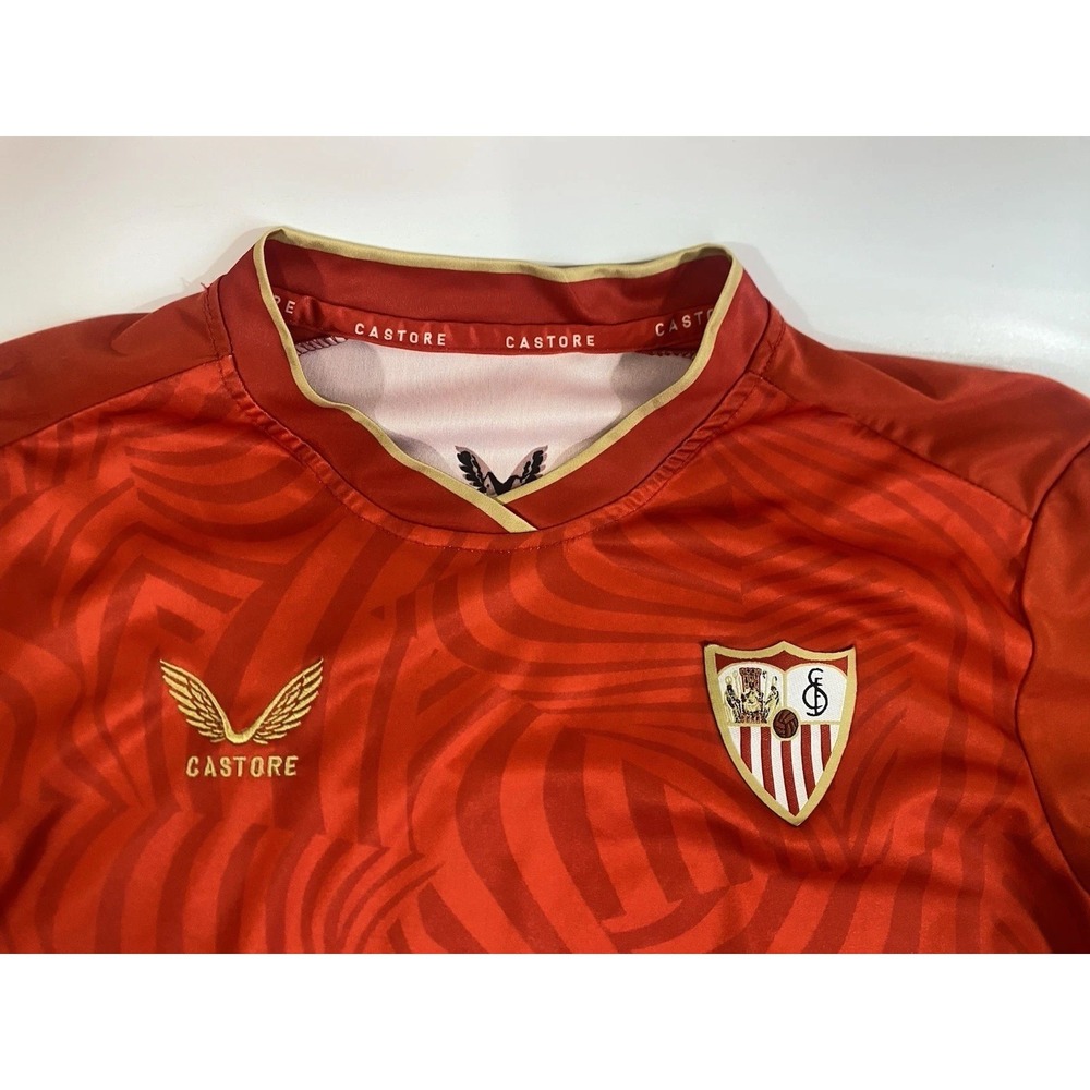 Mens Castore Ivan Rakitic #10 Jersey Red Size EU 28 US XS - Picture 2 of 11
